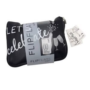 MeMoi Let's Celebrate Foldable Shoe Pouch Set S FLIPFLATS Fold-Up Ballet Flats